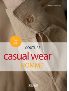 couture casual wear homme