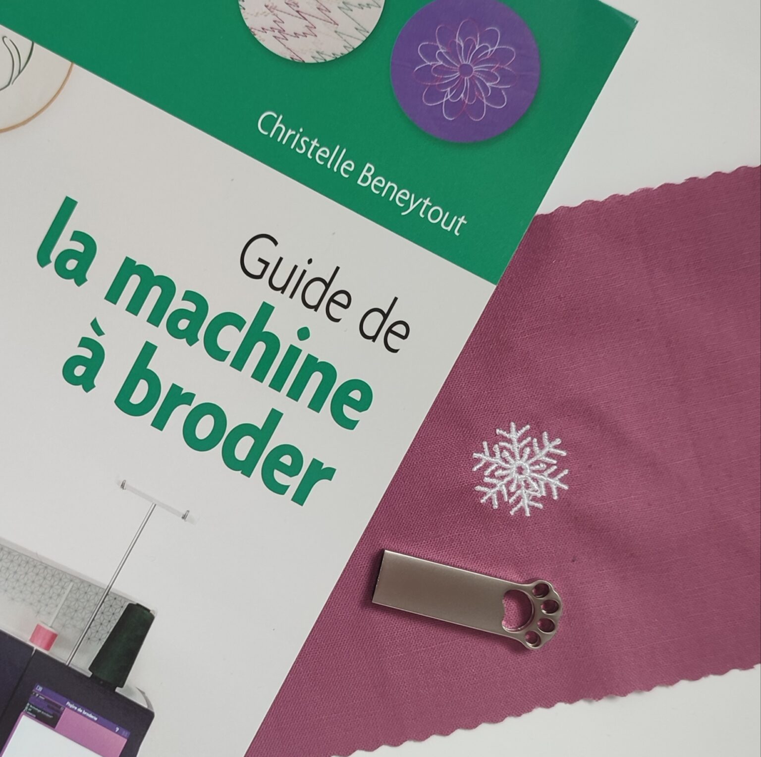POOLIN EOC06 Machine à Broder,Grande Surface 20x28 cm, Écran Tactile