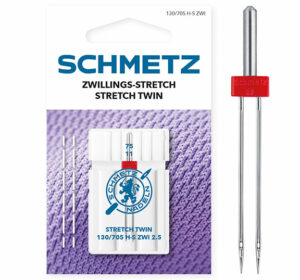 Aiguille Double Stretch Schmetz écartement 2.5