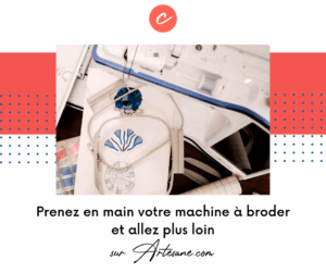 cours broderie machine Artesane Christelle BENEYTOUT