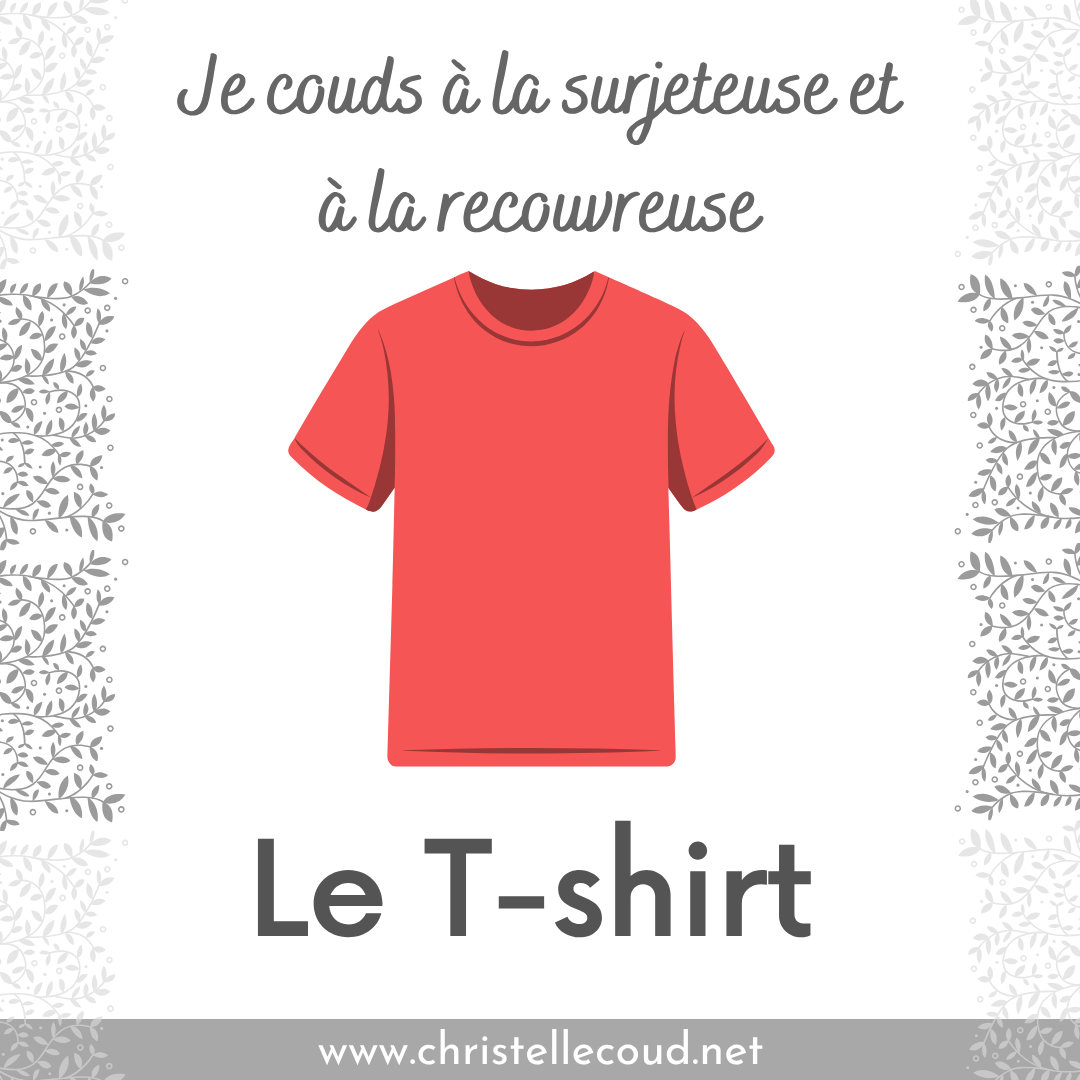 cours couture T-shirt surjeteuse recouvreuse Christelle beneytout Paris