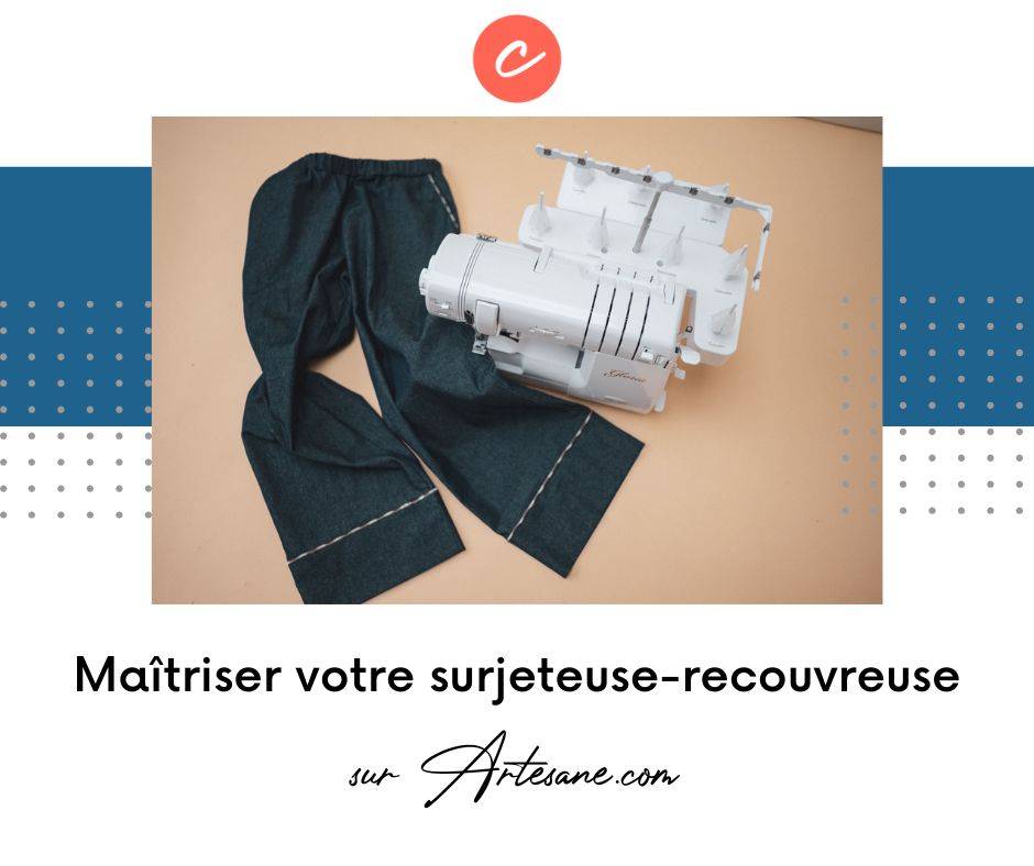 cours vidéo artesane sur la surjeteuse recouvreuse babyLock Christelle BENEYTOUT